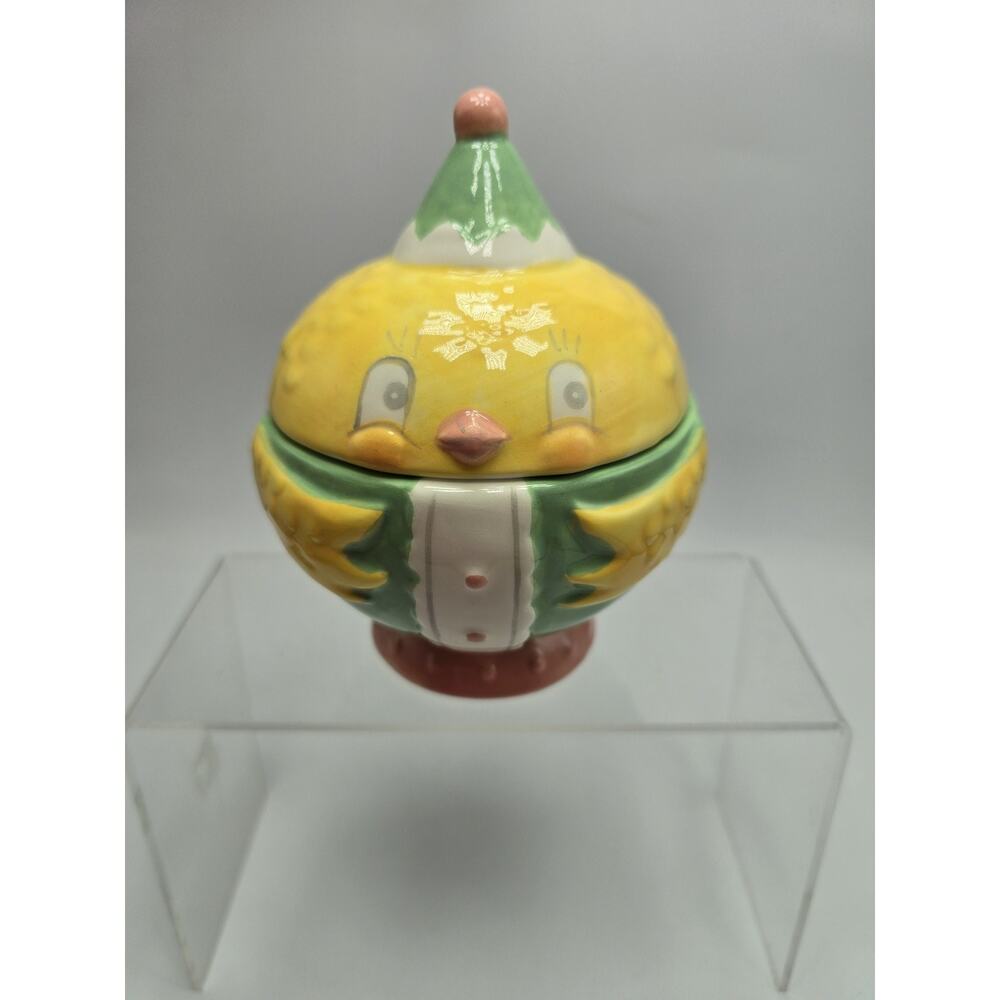 JOHANNA PARKER DESIGN Spring Easter Chick Ceramic Sugar Bowl